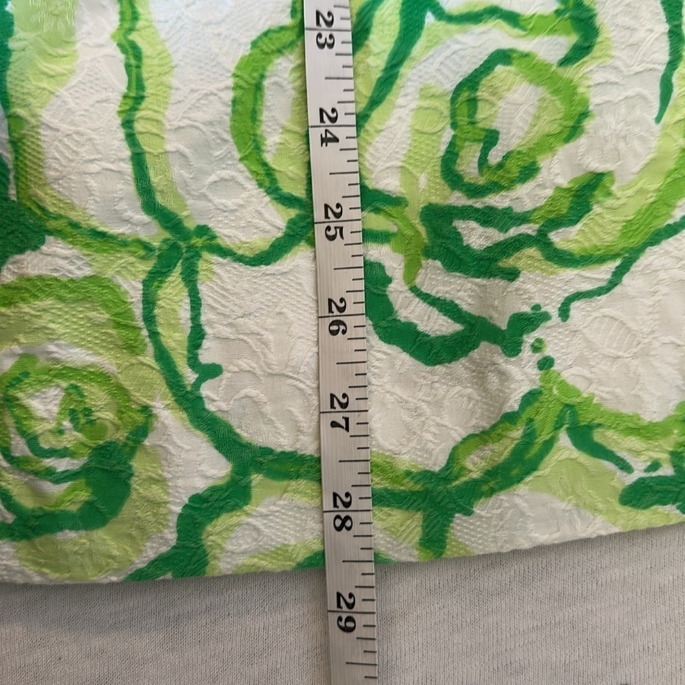 Vintage Lilly Pulitzer Mila Resort Heart Breaker Jacquard Lace Shift Mini Size 4 - Picture 10 of 16